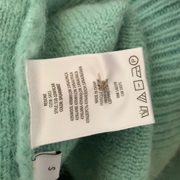 NWT! RE/DONE 90s oversized cardigan - Picture 7 of 9